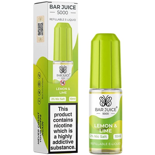 Wholesale Lemon Lime Bar Juice 5000 Nic Salt E Liquid (10 Pack)