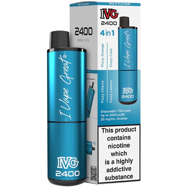 Wholesale Fizzy Edition IVG 2400 Disposable Vape (5 Pack)