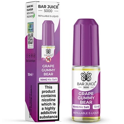 Wholesale Grape Gummy Bear Bar Juice 5000 E Liquid 10 Pack